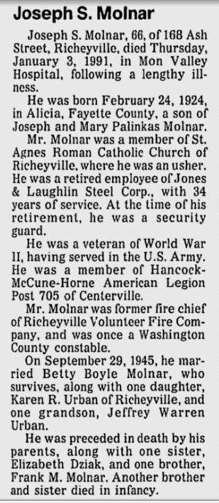 Joseph S. Molnar Jr.